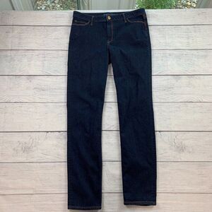 Banana Republic Skinny Straight Jeans‎ 32 L Dark Wash Inseam 35"